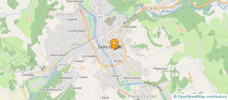 localisation de l'entreprise AU VIEUX FOURNIL à SAINT-GIRONS