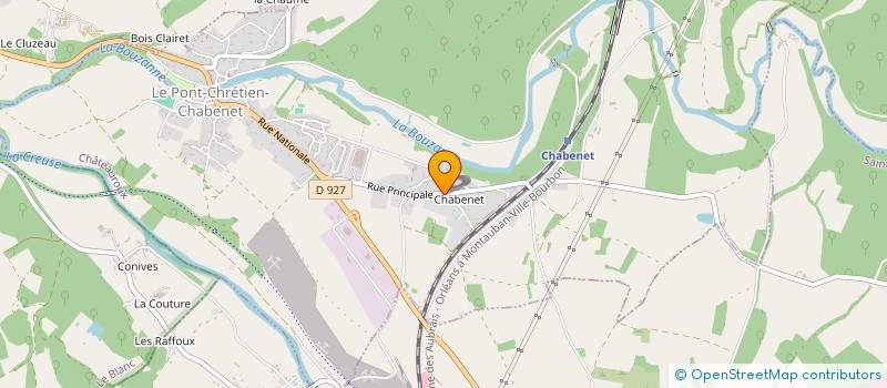 localisation de l'entreprise AU VIEUX LIMOUSIN à LE PONT-CHRETIEN-CHABENET
