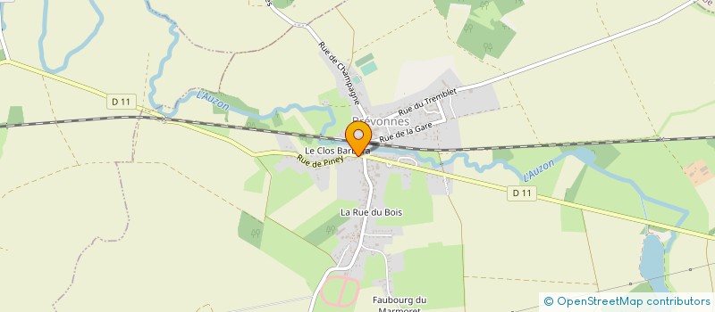 localisation de l'entreprise AU VIEUX LOGIS DE BREVONNES  BREVONNES