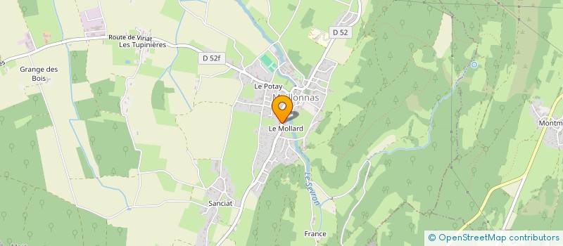 localisation de l'entreprise AU VIEUX MEILLONNAS  MEILLONNAS