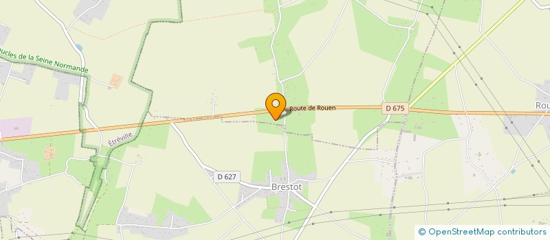 localisation de l'entreprise AU VIEUX MOULIN DE BELBEUF  ETURQUERAYE