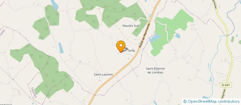 localisation de l'entreprise AU VIGNOBLE  SEYCHES