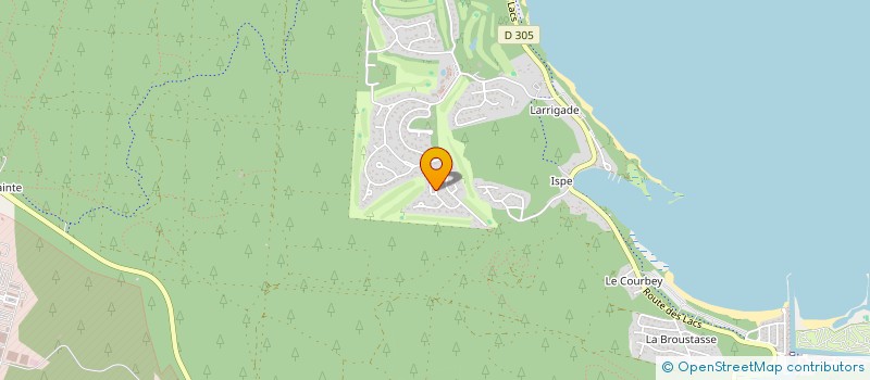 localisation de l'entreprise AU VILLAGE  BISCARROSSE