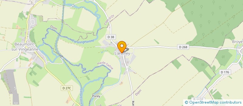 localisation de l'entreprise AU VILLAGE  LUILLEY