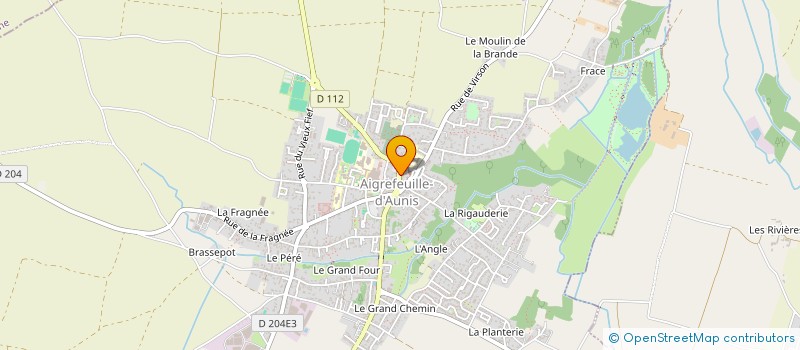 localisation de l'entreprise AU VILLAGE DES SAVEURS à AIGREFEUILLE-D'AUNIS
