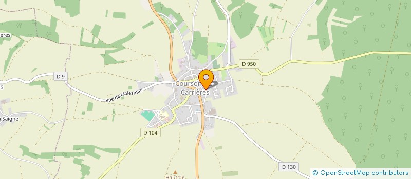 localisation de l'entreprise AU VOLANT DE LA GUY'TOONES  COURSON-LES-CARRIERES