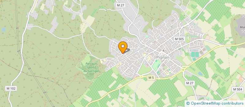 localisation de l'entreprise AU VRAI SOLEIL  PIGNAN