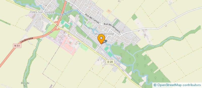 localisation de l'entreprise AU WARMO  WARMERIVILLE