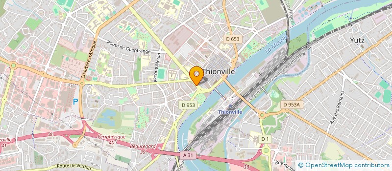 localisation de l'entreprise AU WINDSOR à THIONVILLE