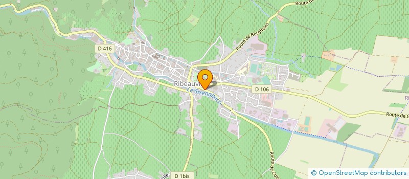 localisation de l'entreprise AU ZAHNACKER à RIBEAUVILLE