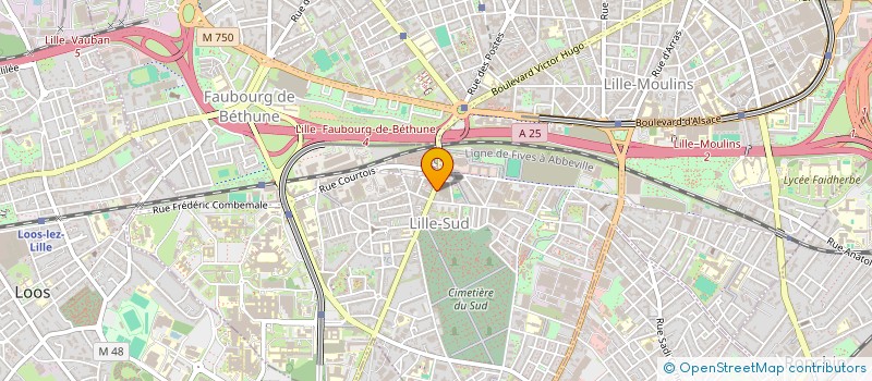 localisation de l'entreprise AU31  LILLE