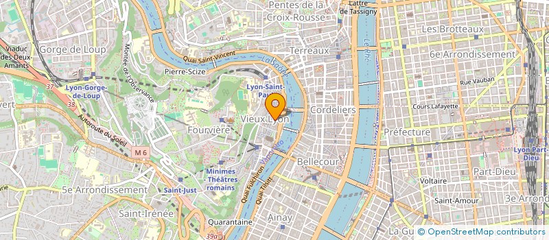 localisation de l'entreprise AU79 à LYON