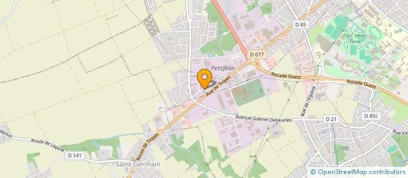 localisation de l'entreprise AUB BOIS CREATION à SAINT-ANDRE-LES-VERGERS