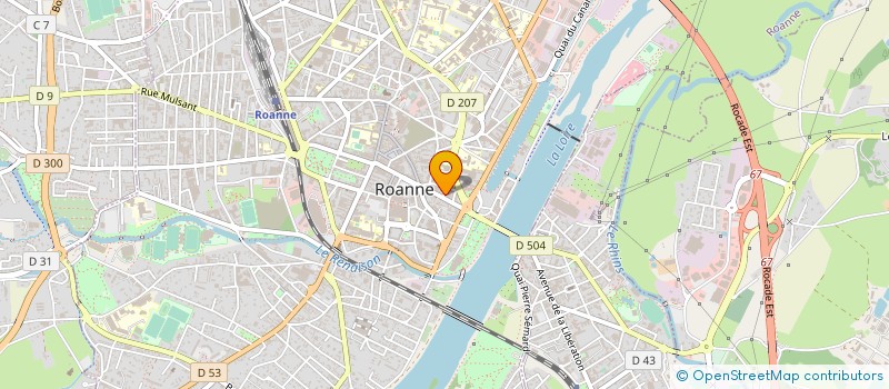 localisation de l'entreprise AUB CARRE DE SOIE à ROANNE