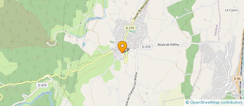 localisation de l'entreprise AUB'CO SARL AUBERT CORPORATION  TOULAUD