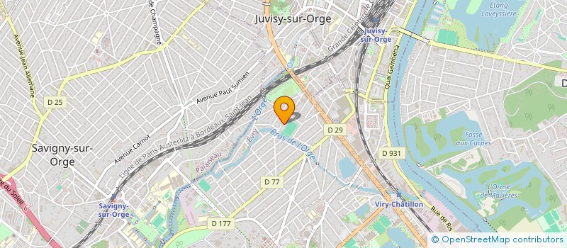 localisation de l'entreprise AUB FAMILY INVEST à VIRY-CHATILLON