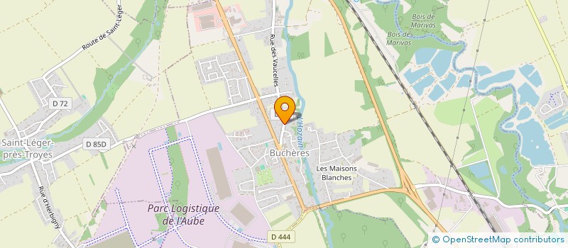 localisation de l'entreprise AUB'FOREST à BUCHERES