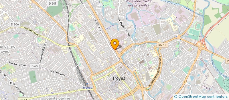 localisation de l'entreprise AUB'INTER à TROYES