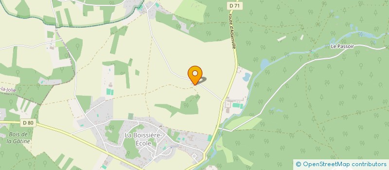 localisation de l'entreprise AUB INVEST 24  LA BOISSIERE-ECOLE