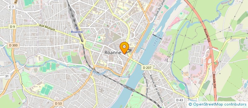 localisation de l'entreprise AUB NEYRPIC à ROANNE