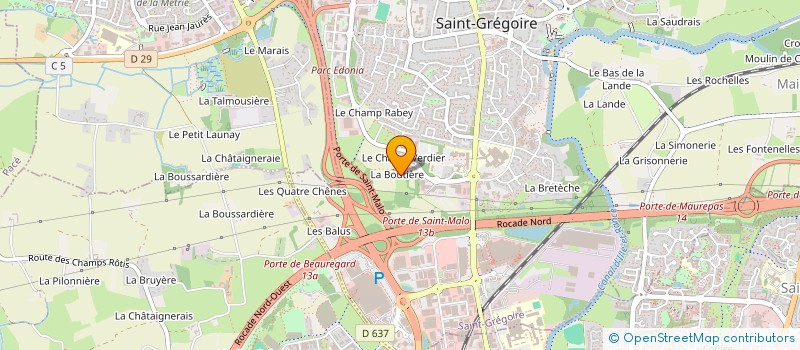 localisation de l'entreprise AUB SANTE à PACE