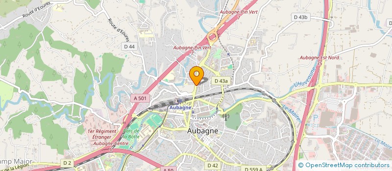 localisation de l'entreprise AUBACACH à AUBAGNE