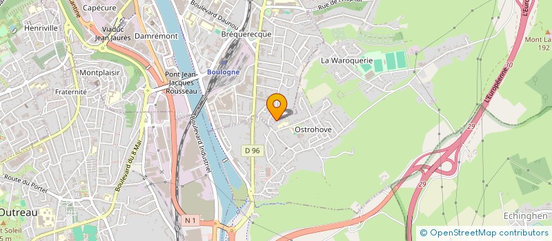 localisation de l'entreprise AUBADE MUSETTE à BOULOGNE-SUR-MER
