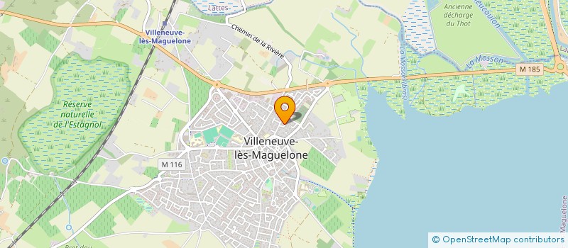 localisation de l'entreprise AUBADEV  VILLENEUVE-LES-MAGUELONE