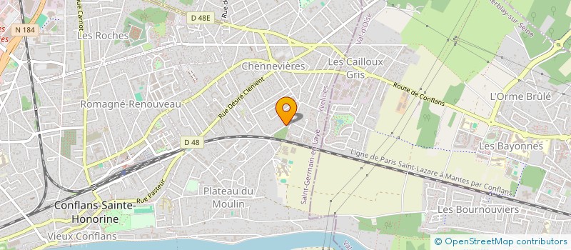 localisation de l'entreprise AUBADIS  CONFLANS-SAINTE-HONORINE