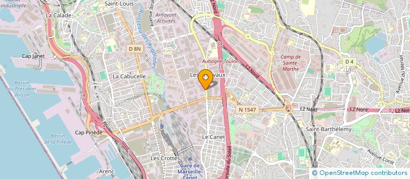 localisation de l'entreprise AUBAGNE AUTOMOBILES SERVICES à MARSEILLE
