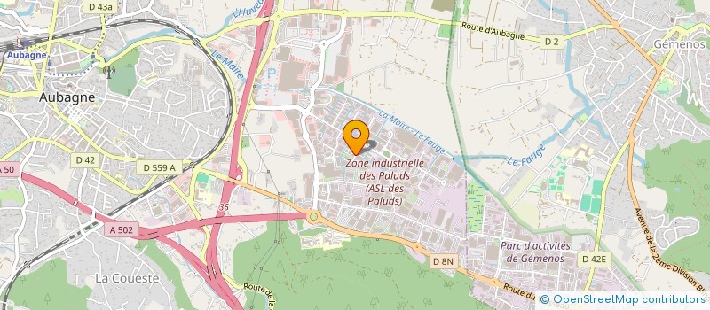 localisation de l'entreprise AUBAGNE DEPANNAGES DOMICILE  AUBAGNE