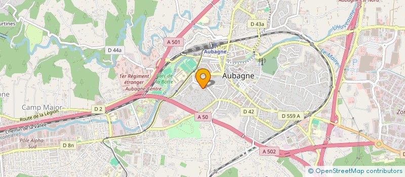 localisation de l'entreprise AUBAGNE GYM  AUBAGNE