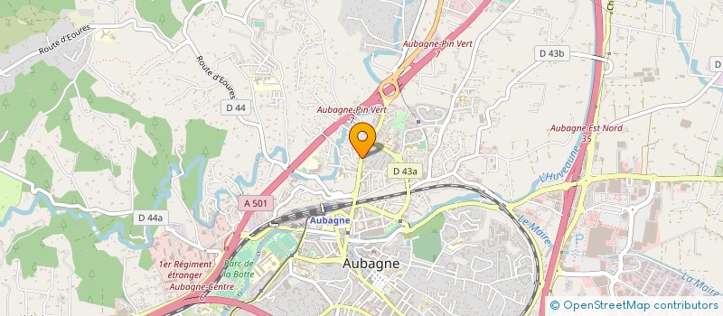 localisation de l'entreprise AUBAGNE HABITAT à AUBAGNE