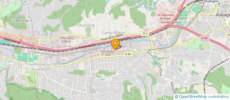 localisation de l'entreprise AUBAGNE LA PENNE HUVEAUNE ACTIVITES  AUBAGNE