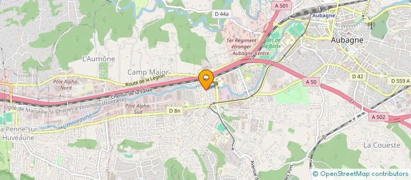 localisation de l'entreprise AUBAGNE NATATION  AUBAGNE