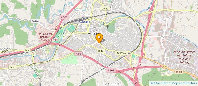 localisation de l'entreprise AUBAGNE NET PRESSING à AUBAGNE