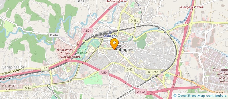 localisation de l'entreprise AUBAGNE OPTIQUE J.S. à AUBAGNE