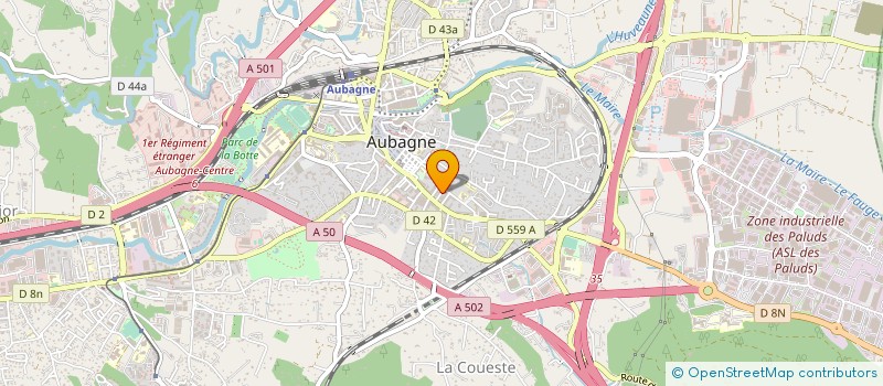 localisation de l'entreprise AUBAGNE PARTENAIRES POUR LA VILLE à AUBAGNE