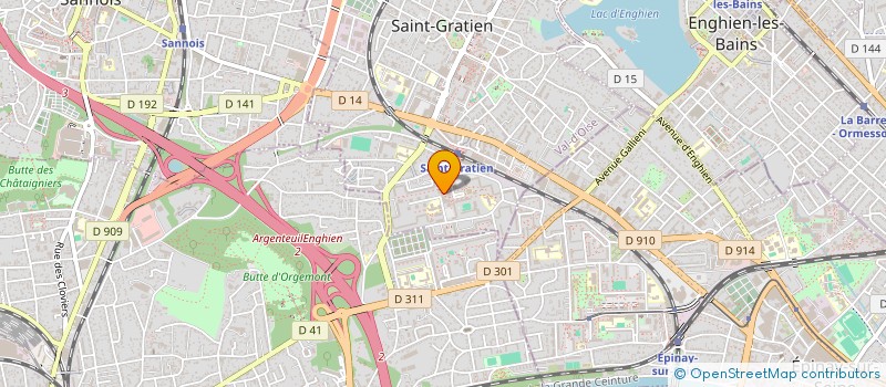 localisation de l'entreprise AUBAINE  SAINT-GRATIEN