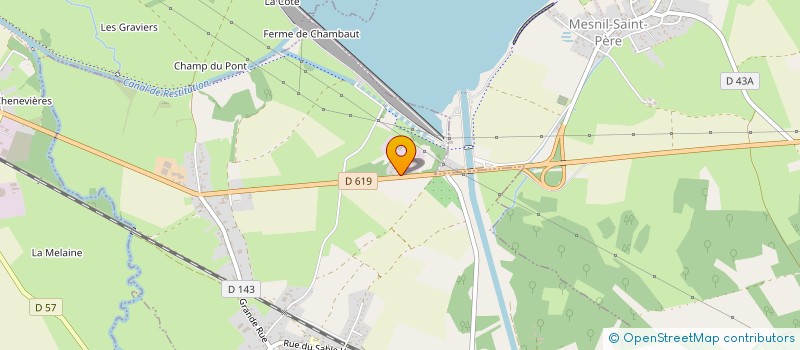 localisation de l'entreprise AUBAINE ARCHITECTURE  MONTIERAMEY