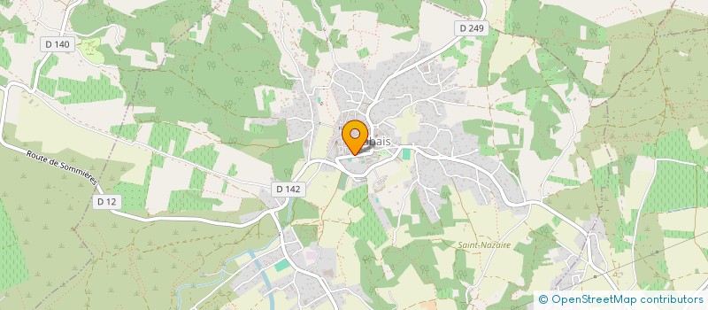 localisation de l'entreprise AUBAIS 30  AUBAIS