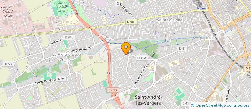 localisation de l'entreprise AUBAISNE  SAINT-ANDRE-LES-VERGERS