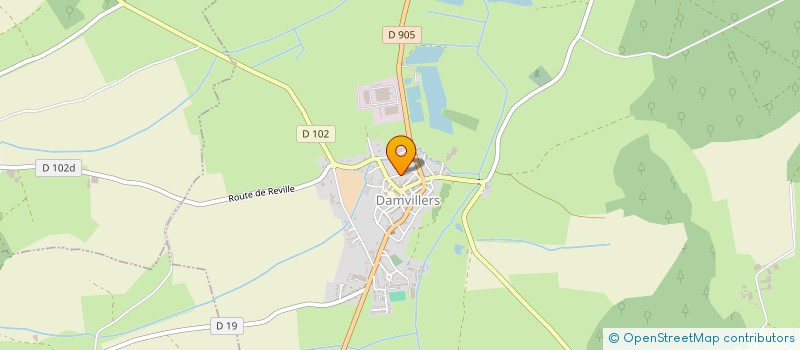 localisation de l'entreprise AUBALICE à DAMVILLERS
