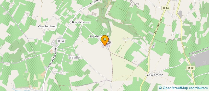 localisation de l'entreprise AUBAN  BIRAC