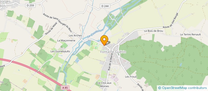 localisation de l'entreprise AUBANCE IMMOBILIER  BRISSAC LOIRE AUBANCE