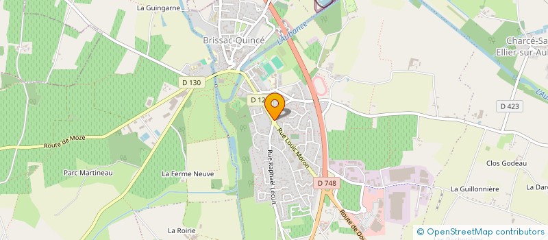 localisation de l'entreprise AUBANCE SERVICES à BRISSAC LOIRE AUBANCE