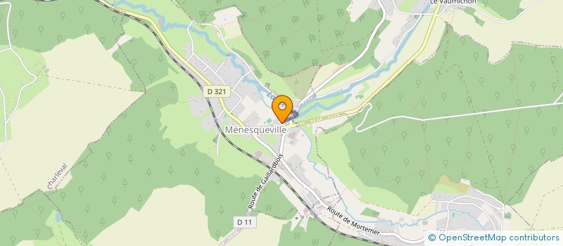 localisation de l'entreprise AUBANE ET MALOE  MENESQUEVILLE