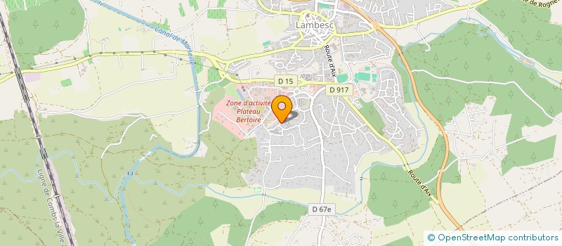 localisation de l'entreprise AUBANEL 24  LAMBESC