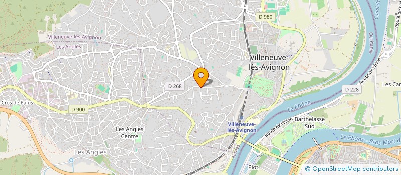 localisation de l'entreprise AUBANEL COMMUNICATION à VILLENEUVE-LES-AVIGNON