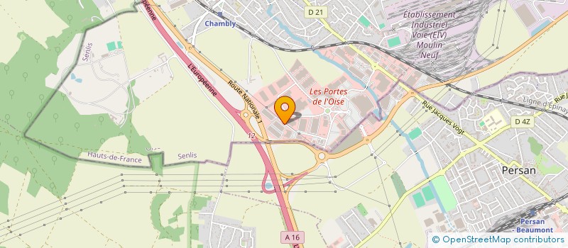 localisation de l'entreprise AUBART  PERSAN